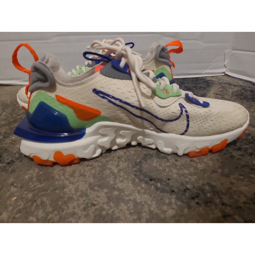 Nike React Vision Womens Size 6.5 Sneakers Pale Ivory C17523-104 - Picture 11 of 16